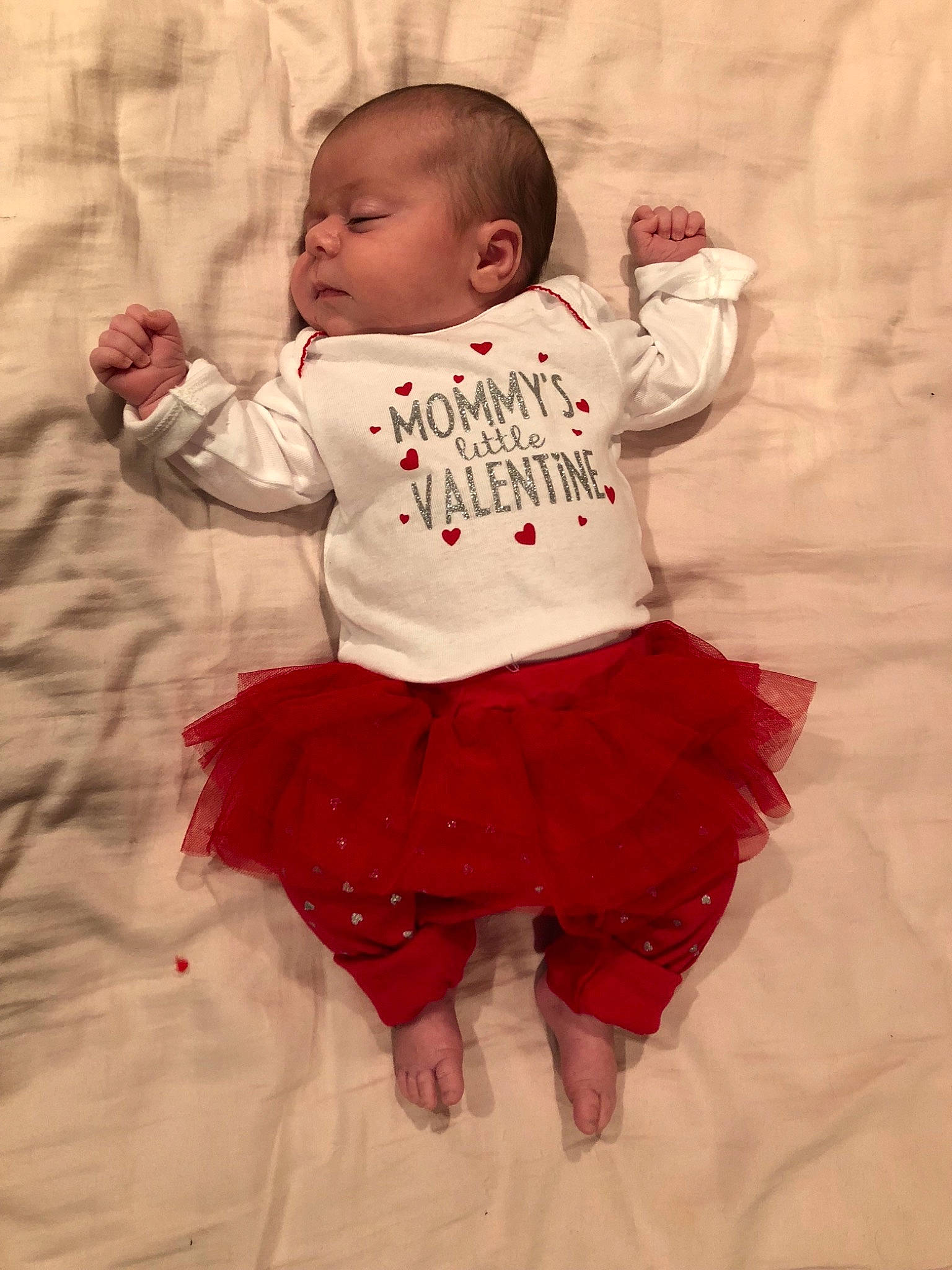 Flora joined the competition — help win amazing prizes! baby, baby_toddler_clothing, child, person, pink, product, red, sleeve, textile, toddler