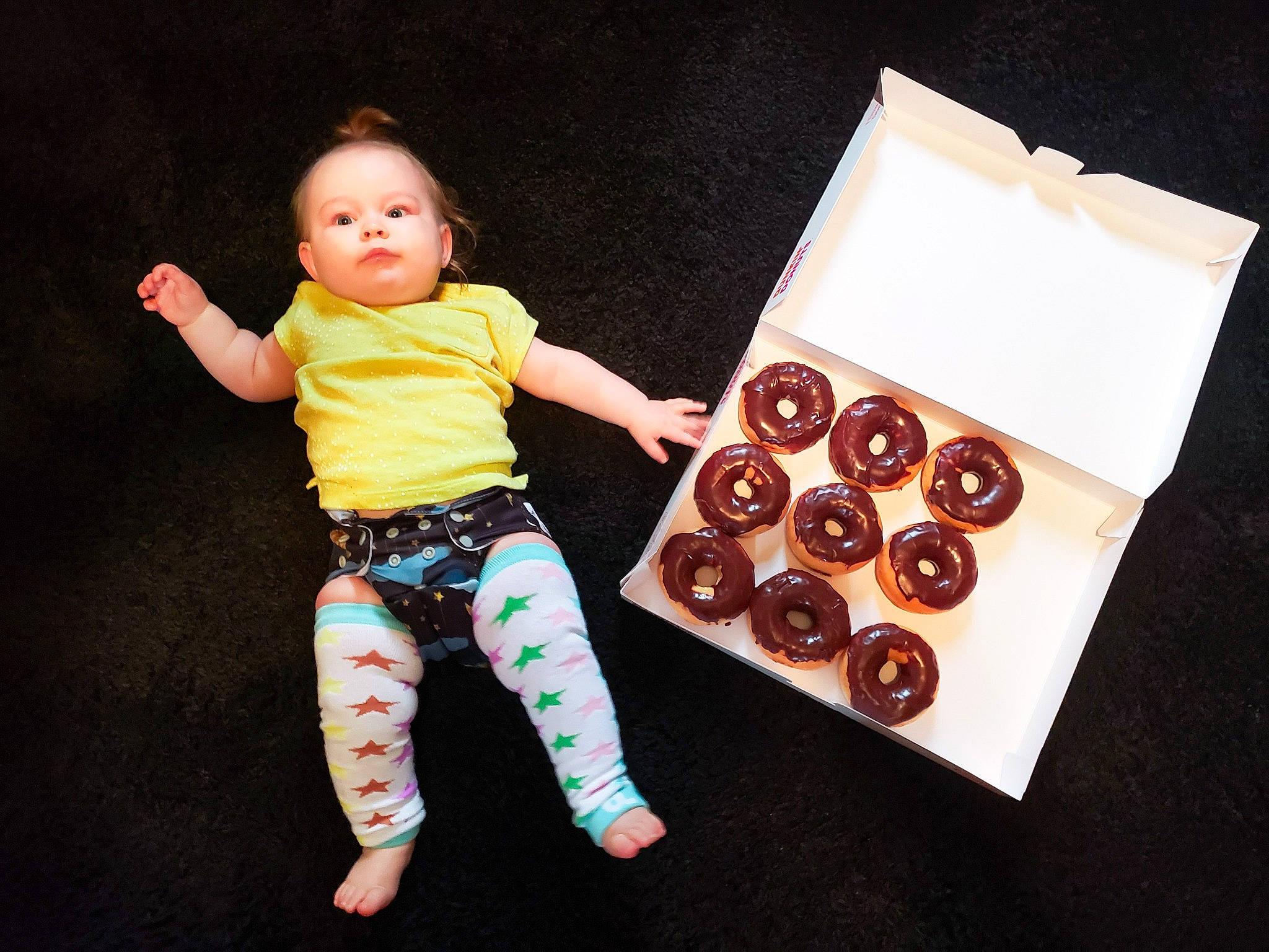 Coraleigh joined the competition — help win amazing prizes! baby, baby_toddler_clothing, baby_toys, box, child, comfort_food, finger, flash_photography, font, fun, hand, happy, person, play, room, sleeve, sweetness, t_shirt, thumb, toddler