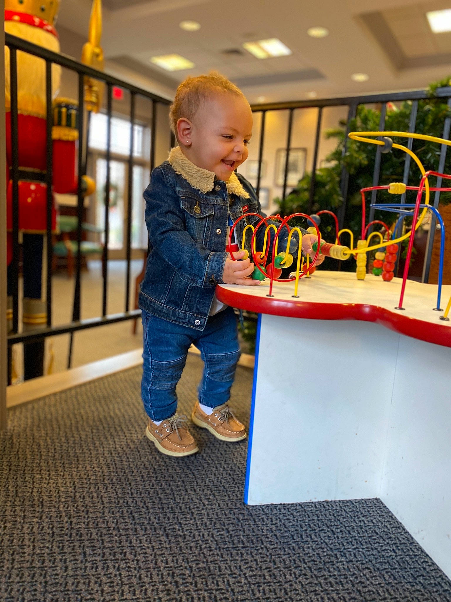 Taylan joined the competition — help win amazing prizes! child, city, denim, flooring, fun, games, jeans, leisure, outdoor_play_equipment, person, play, playground, public_space, recreation, standing, toddler, vacation