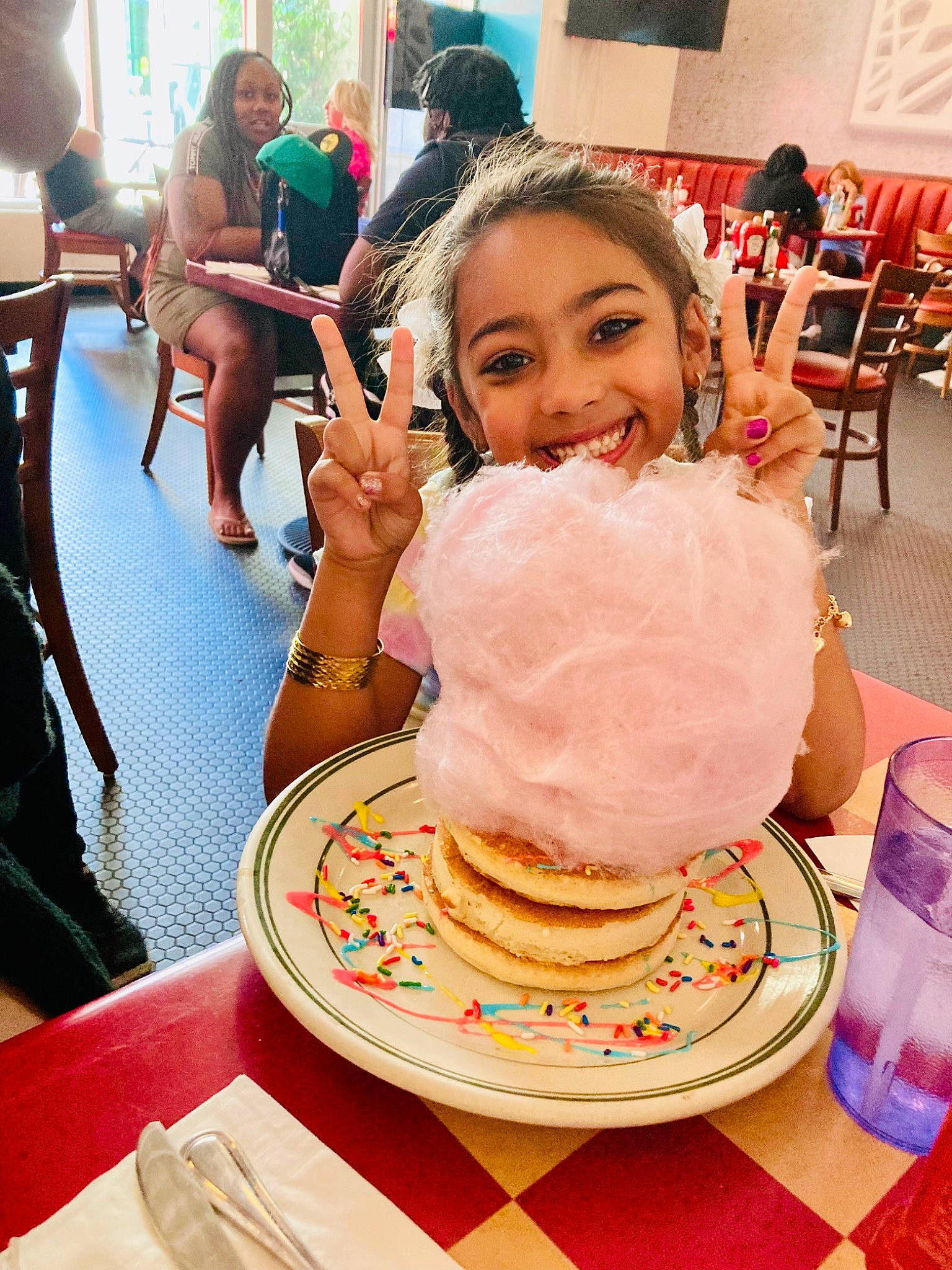 Chanel joined the competition — help win amazing prizes! buttercream, cake_decorating, chair, cream, cuisine, dairy, dish, dishware, food, frozen_dessert, gelato, happy, ice_cream, ingredient, joy, person, plate, serveware, smile, sorbetes