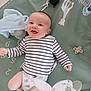 Louison participe au concours pour gagner de l'argent avec cette photo : baby, baby_clothes, child, cute, diaper, face, footwear, happy, head, indoors, infant, lying_down, pacifier, play_mat, playtime, smiling, sock, soft_toy, striped_shirt, toy
