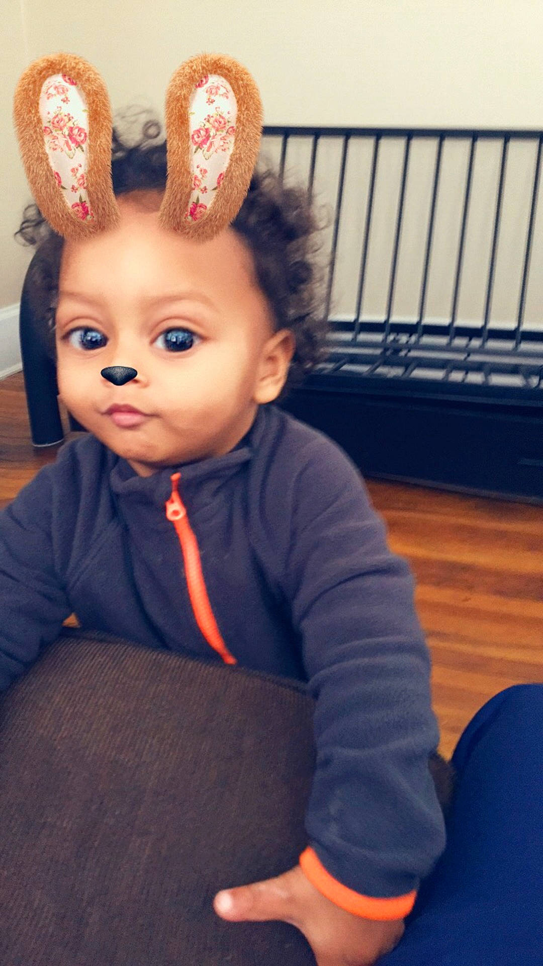 Cyrus A. Leon is registered to the contest to win money with this photo: blue, child, dress, eye, girl, hand, head, human_positions, infant, organ, sitting, skin, toddler, toy