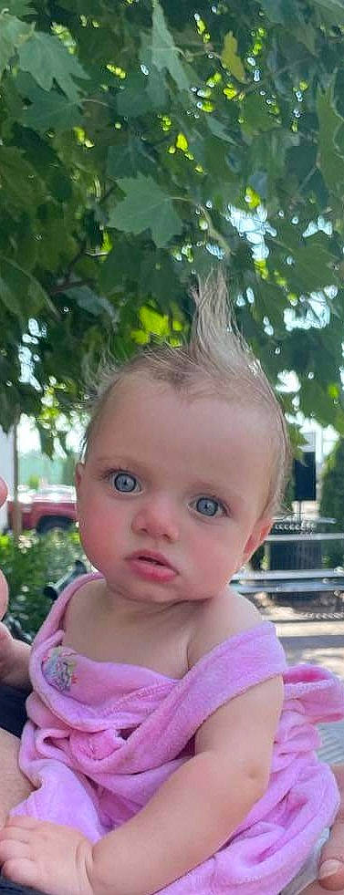 Faith Ann is registered to the contest to win money with this photo: baby, blond, cheek, child, chin, ear, eyebrow, eyelash, fun, grass, happy, iris, leisure, lip, nose, person, pink, plant, skin, toddler