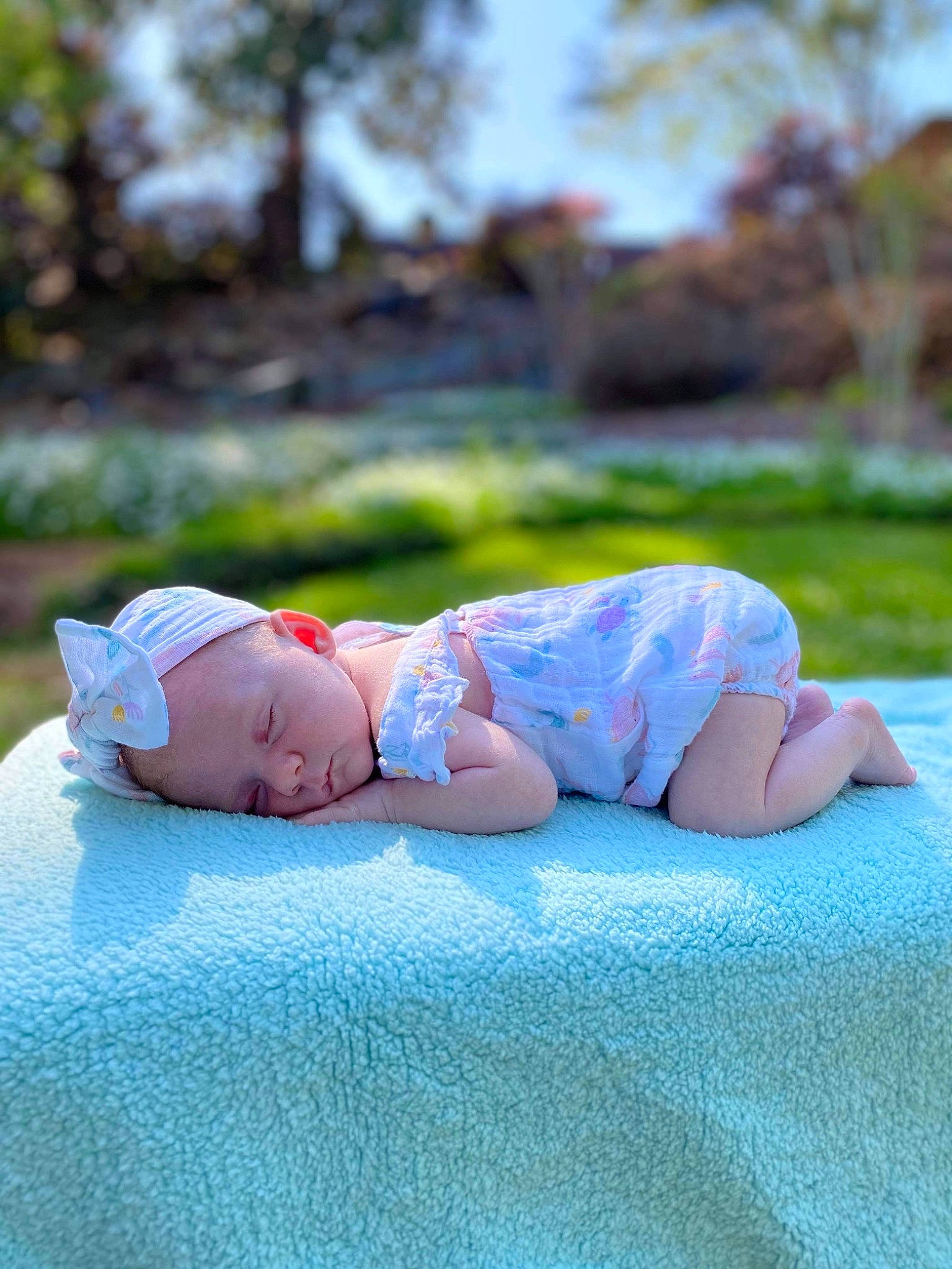 Anniston joined the competition — help win amazing prizes! baby, baby_toddler_clothing, electric_blue, eye, grass, grassland, happy, hat, human_body, human_leg, lawn, leisure, meadow, people_in_nature, person, plant, recreation, sky, t_shirt, toddler