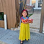 Brooklyn joined the competition — help win amazing prizes! child, clothing, costume, dress, eveningdress, face, fashion, female, footwear, formalwear, girl, head, people, person, photography, portrait, sandal, shoe, slate, wood