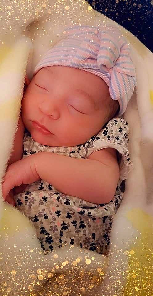 Aubrianna is registered to the contest to win money with this photo: baby, cheek, child, person, pink, skin, sleep, toddler