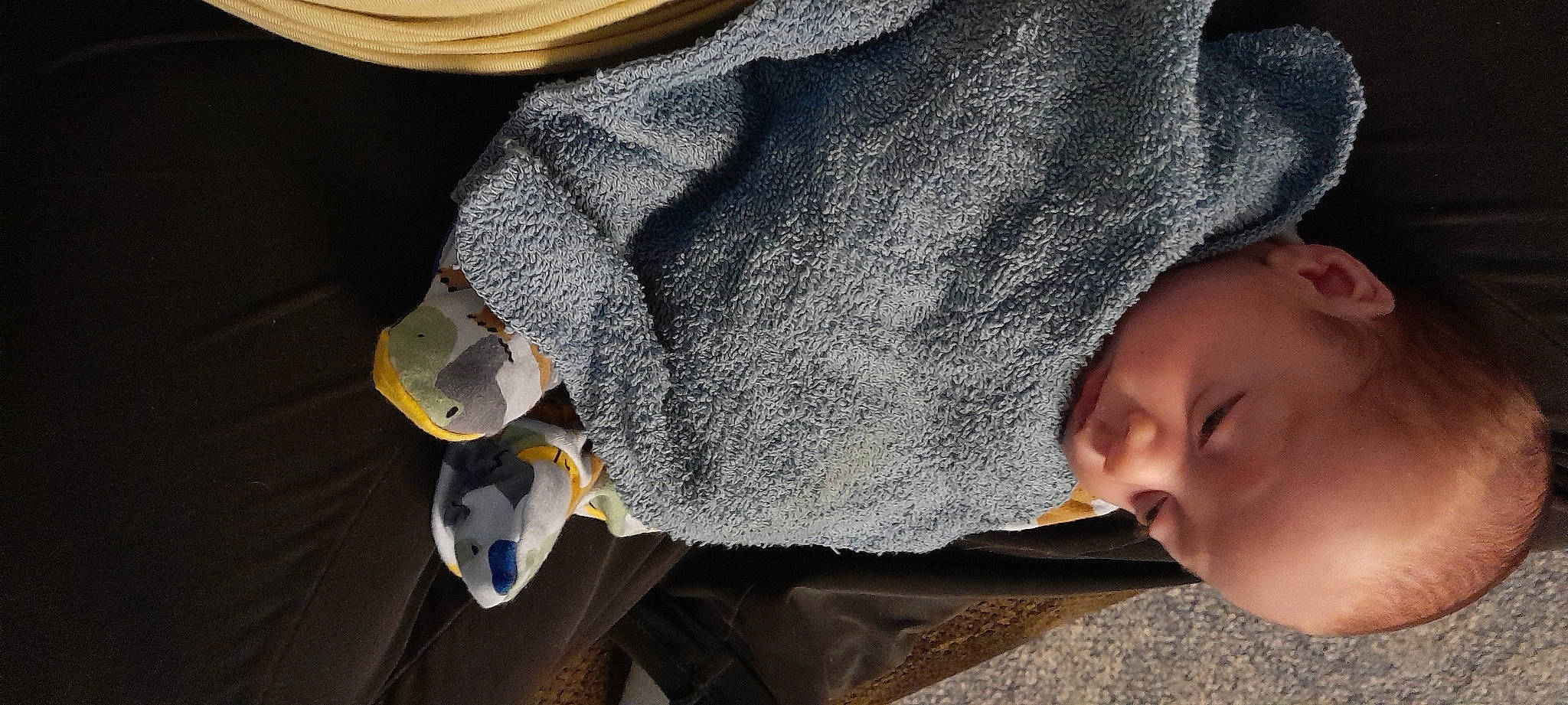 Case is registered to the contest to win money with this photo: baby, child, comfort, denim, fashion_accessory, finger, fun, grey, headgear, linens, outerwear, person, product, sleeve, sportswear, t_shirt, textile, toddler, toy, wood