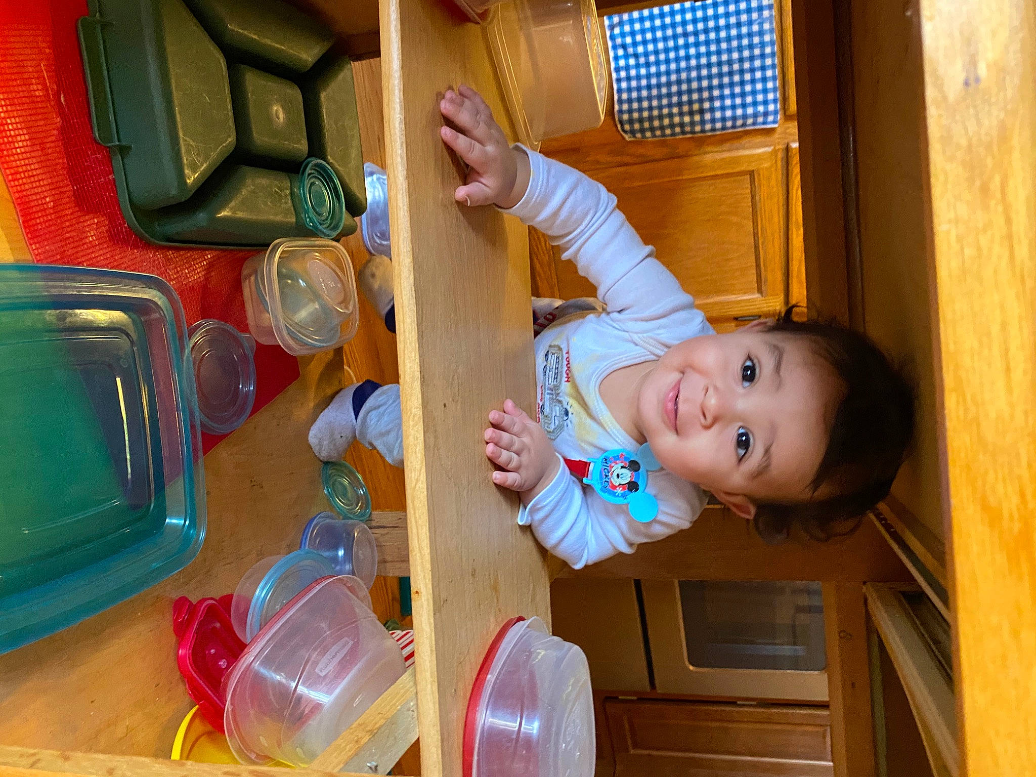 Armani joined the competition — help win amazing prizes! baby, baby_toddler_clothing, cabinetry, child, drawer, joy, person, plastic, toddler, varnish, window_blind, wood_stain
