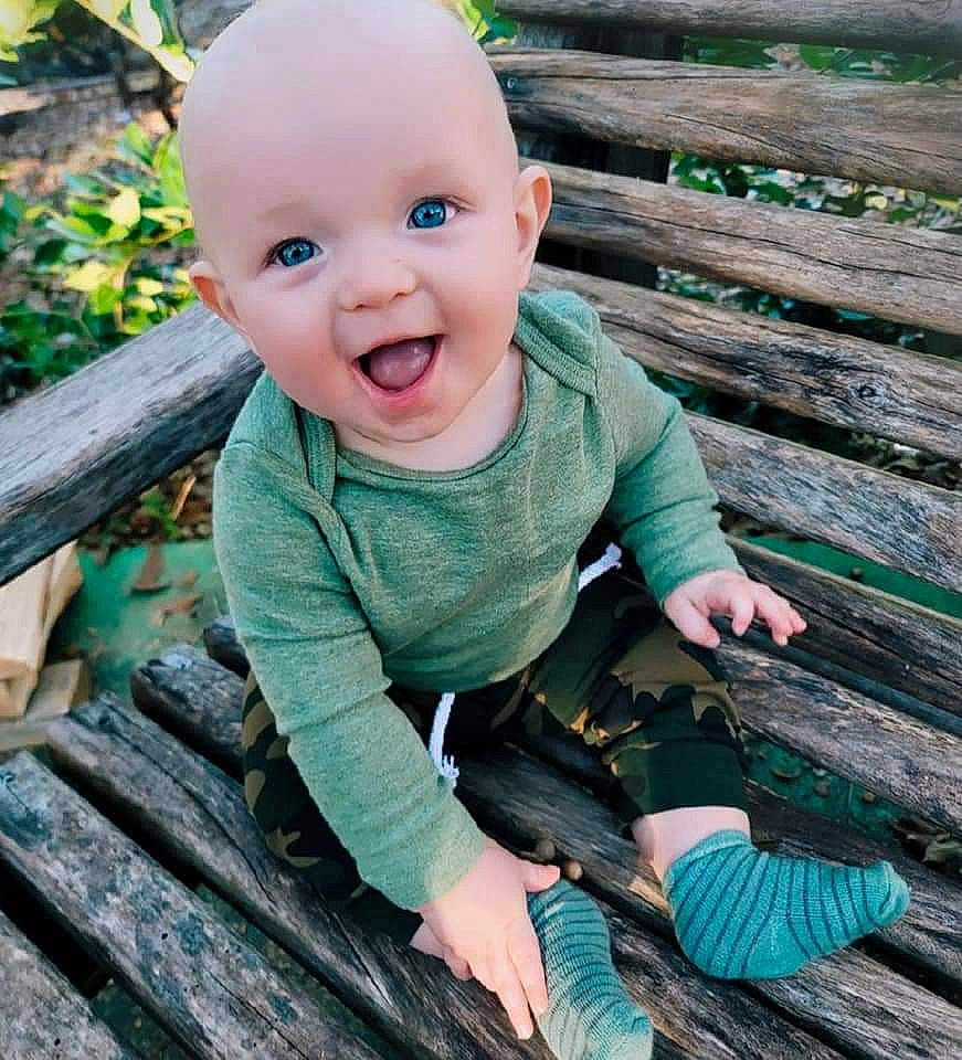 Drake joined the competition — help win amazing prizes! baby, baby_products, baby_toddler_clothing, cheek, child, finger, grass, green, happy, leaf, leisure, mammal, organ, people_in_nature, person, photograph, skin, smile, summer, toddler