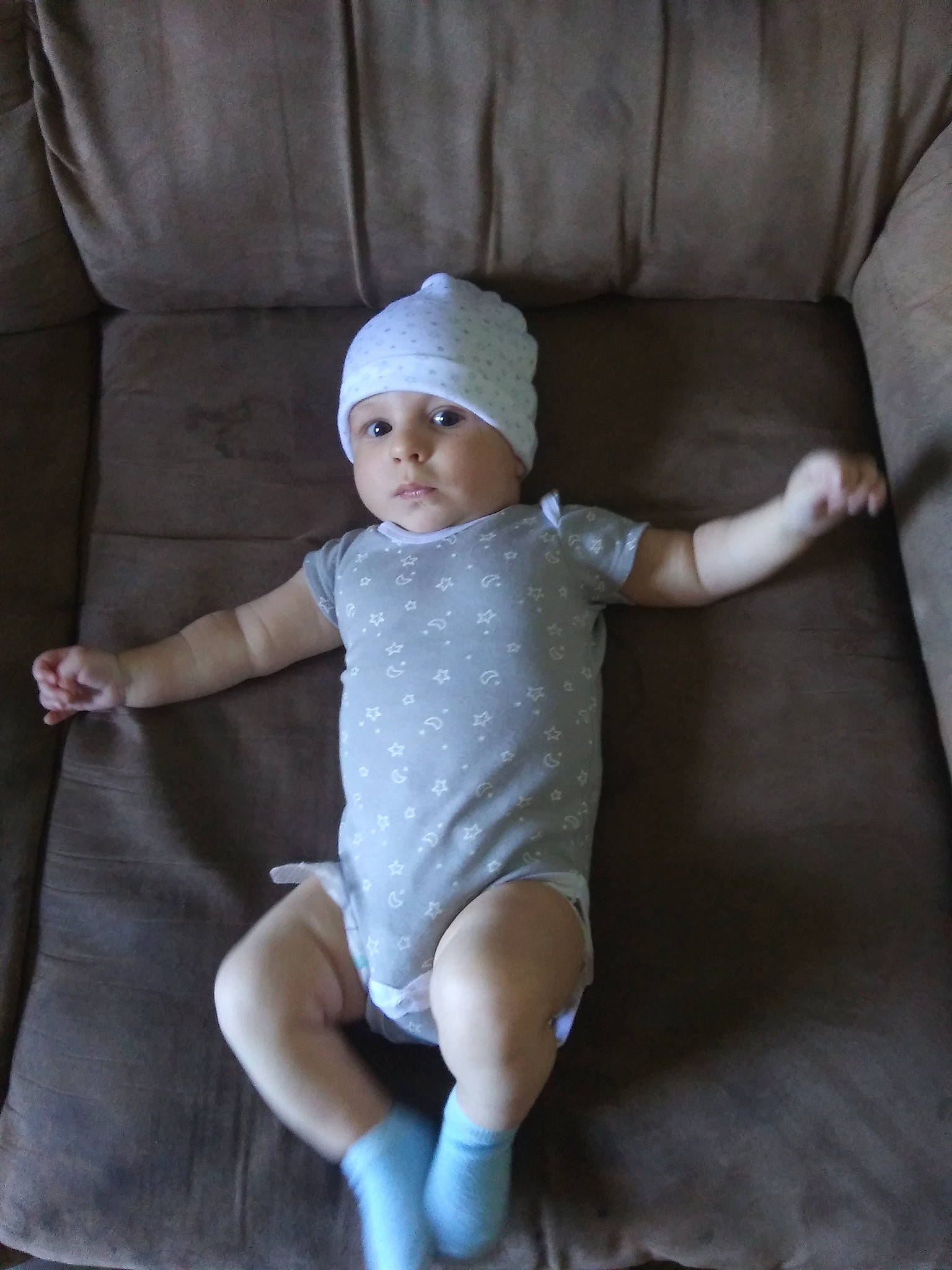 Ryder joined the competition — help win amazing prizes! baby, baby_toddler_clothing, child, hand, headgear, leg, person, toddler