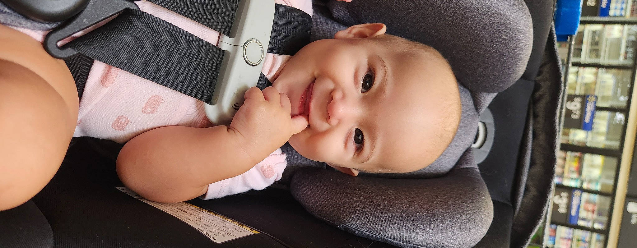 Milana is registered to the contest to win money with this photo: baby, cheek, chin, eye, eyebrow, eyelash, face, facial_expression, flash_photography, gesture, iris, joy, lip, mammal, mouth, neck, nose, person, skin, smile