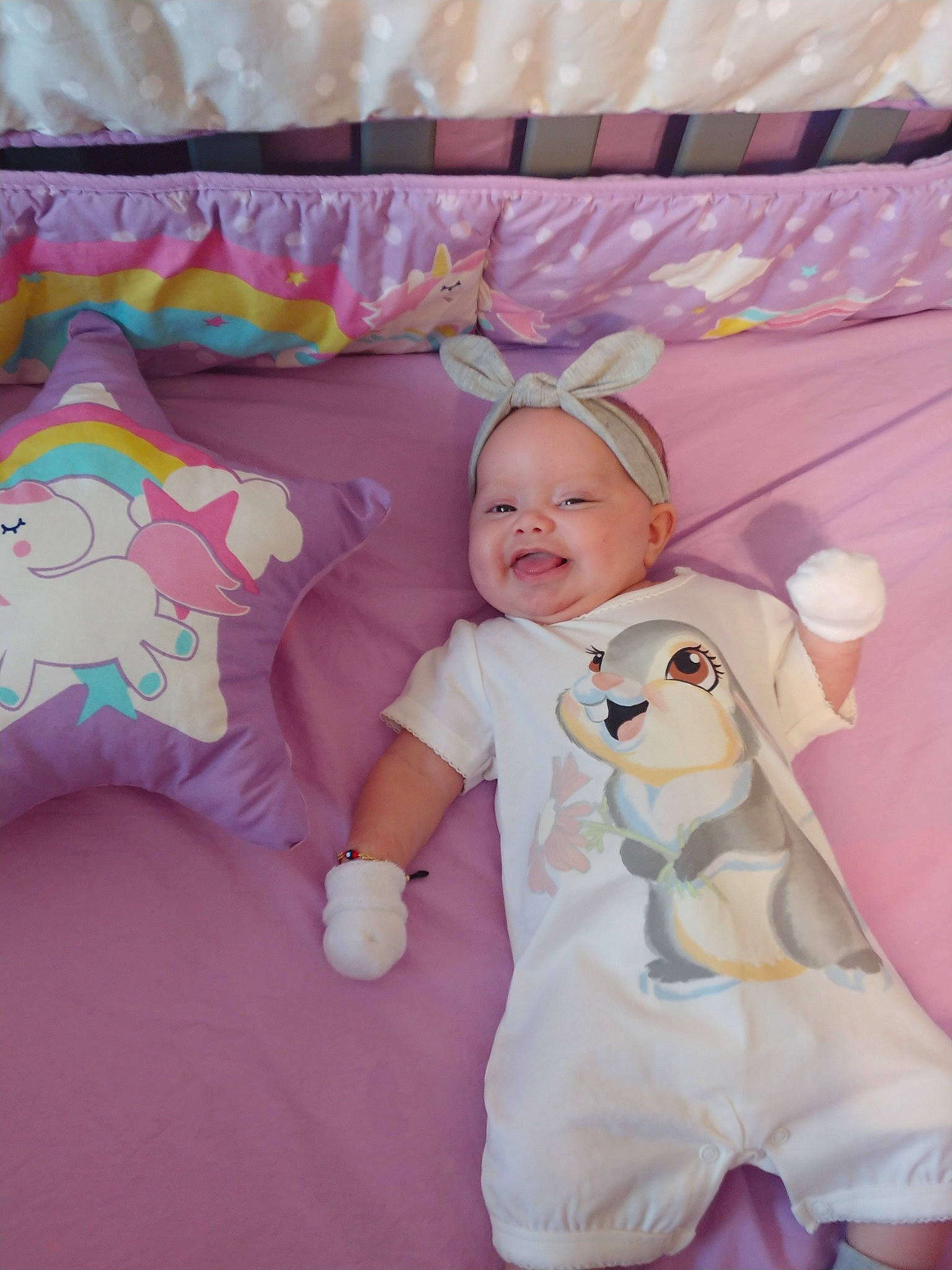 Jayleen joined the competition — help win amazing prizes! baby, baby_products, baby_toys, bed, bed_sheet, bedding, bedtime, child, furniture, infant_bed, linens, person, pink, product, room, skin, stuffed_toy, teddy_bear, textile, toddler