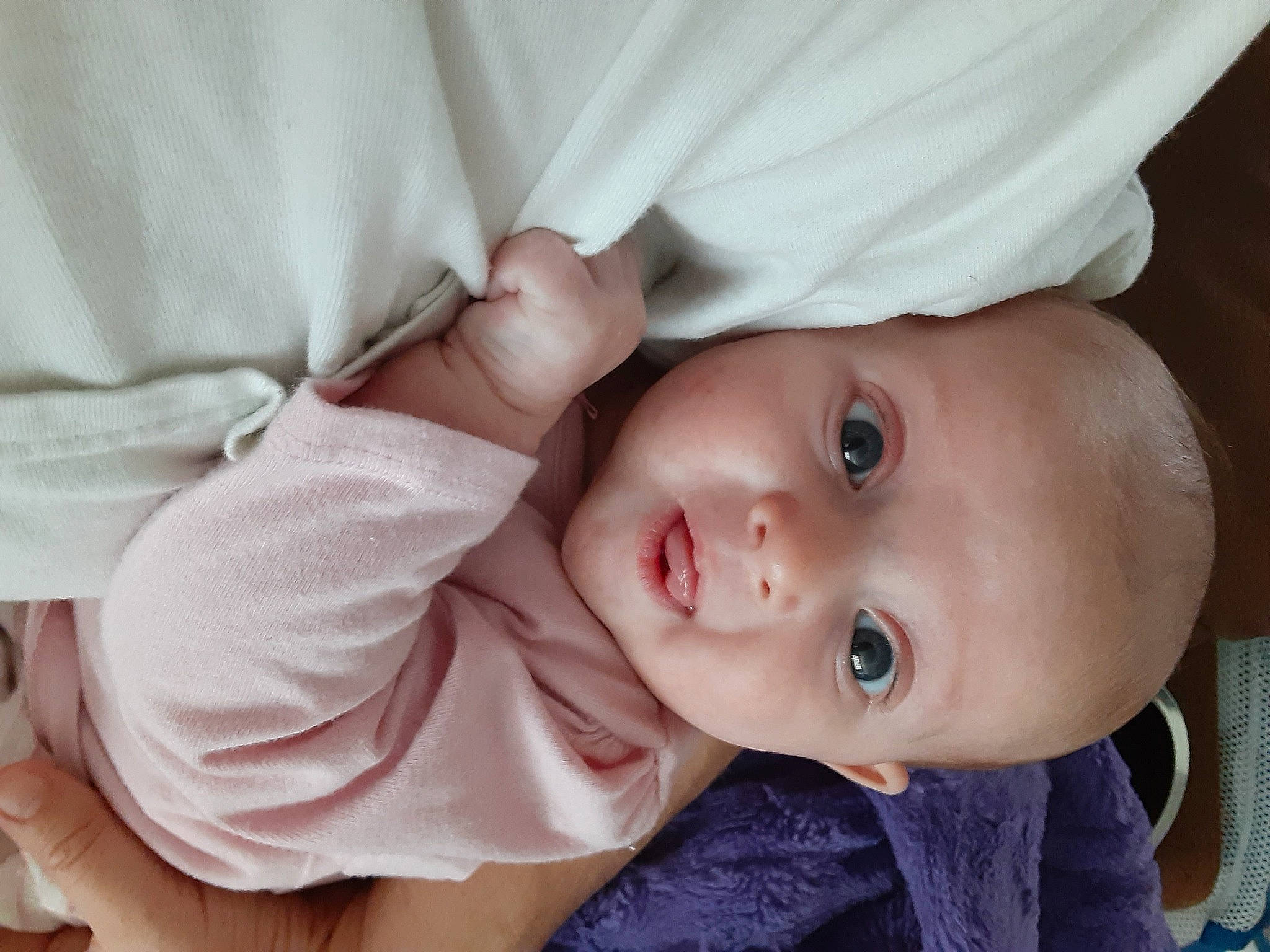 Kinzlee joined the competition — help win amazing prizes! baby, cheek, child, eye, face, finger, gesture, hand, head, lip, mouth, nose, person, portrait_photography, skin, toddler