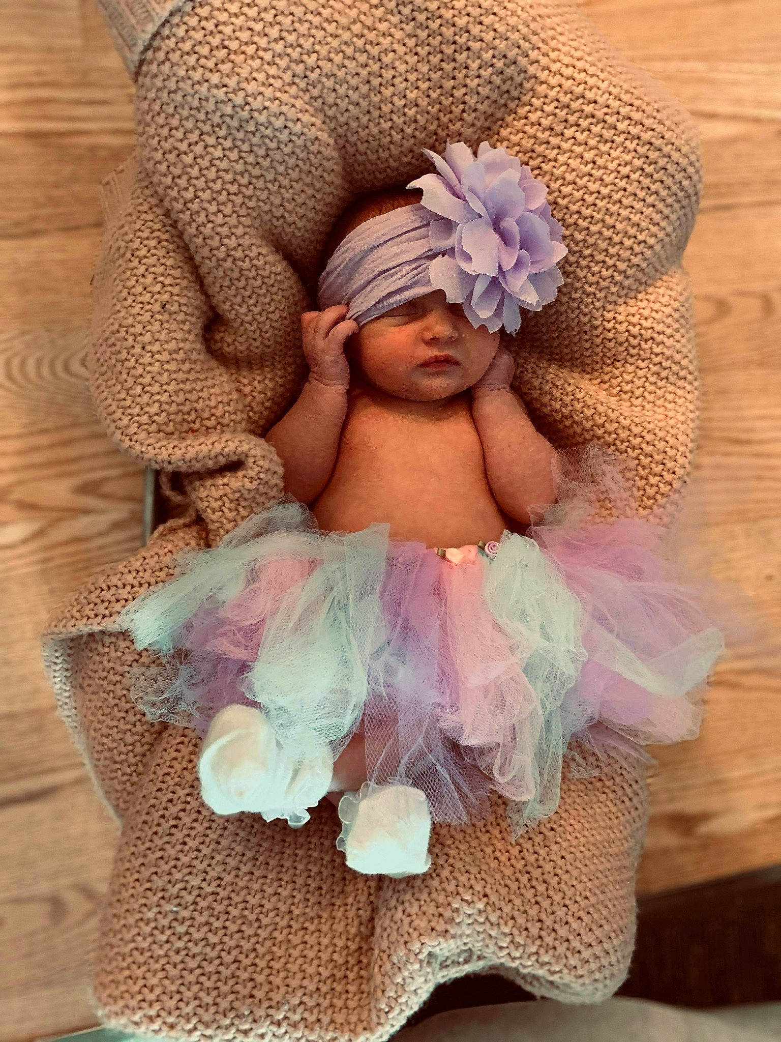 Kinzlee joined the competition — help win amazing prizes! baby, child, costume, crochet, headgear, headwear, pattern, person, toddler