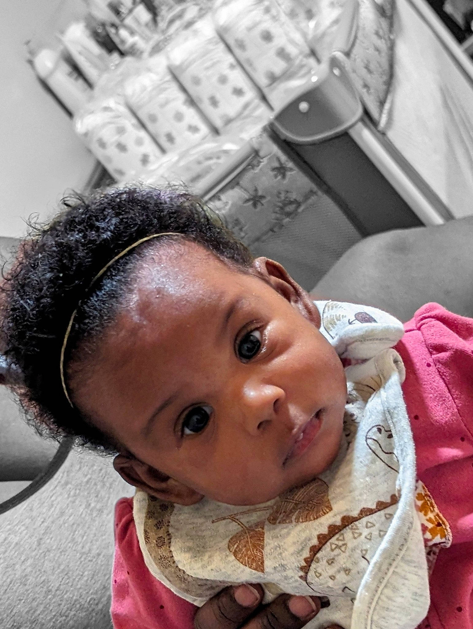 Ivorie is registered to the contest to win money with this photo: baby, baby_toddler_clothing, cheek, child, chin, close_up, comfort, ear, eyebrow, eyelash, facial_expression, fur, happy, iris, lip, mouth, nose, person, skin, toddler