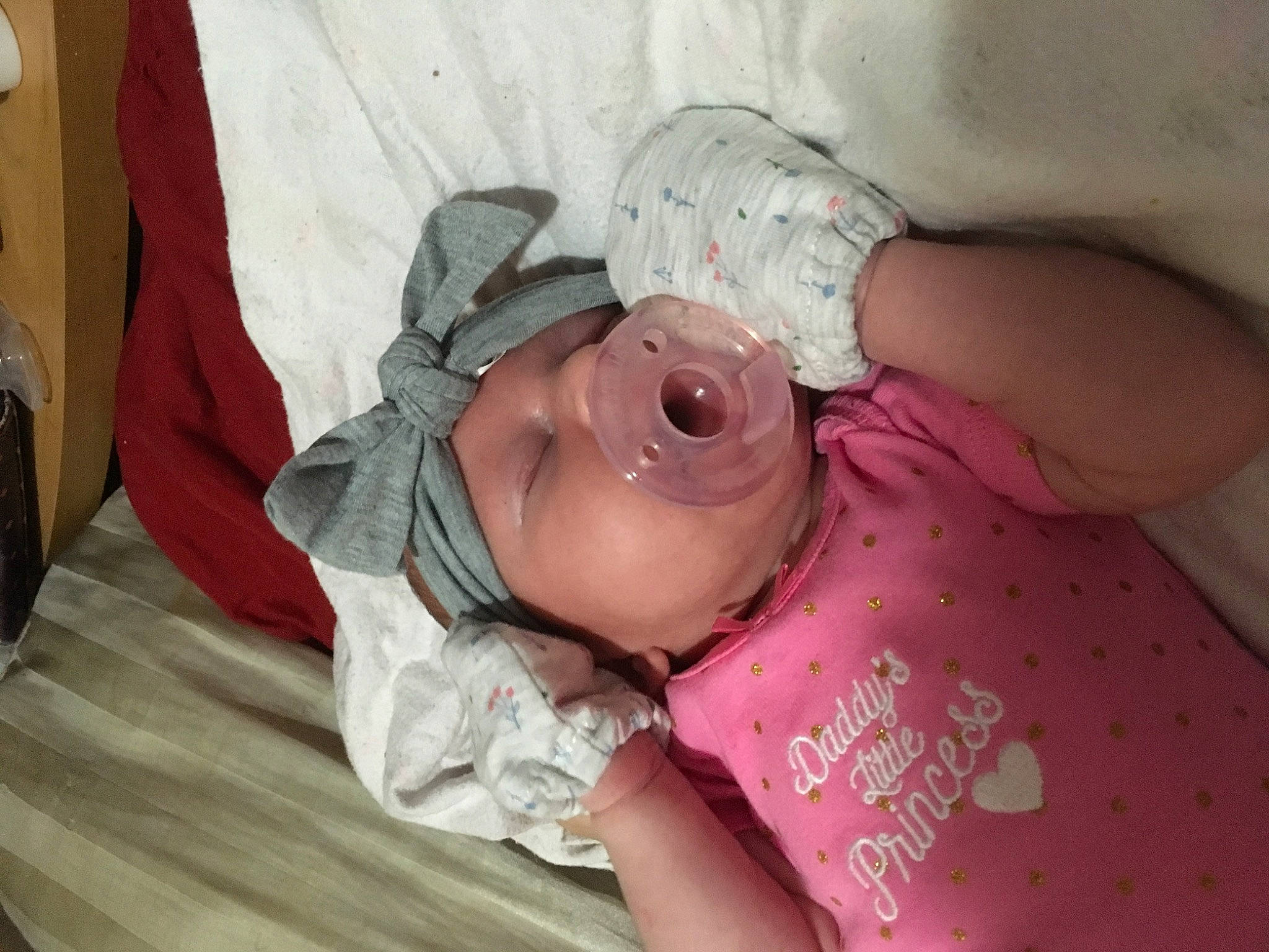 Karmin is registered to the contest to win money with this photo: baby, birth, cheek, child, eye, mouth, person, pink, skin, toddler