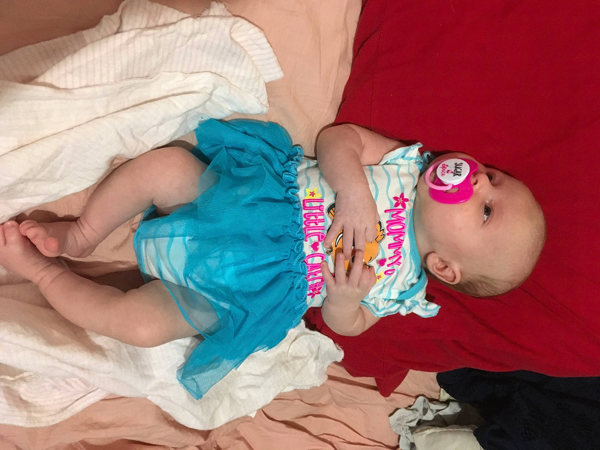 Karmin is registered to the contest to win money with this photo: baby, birth, child, diaper, leg, person, sleep, toddler