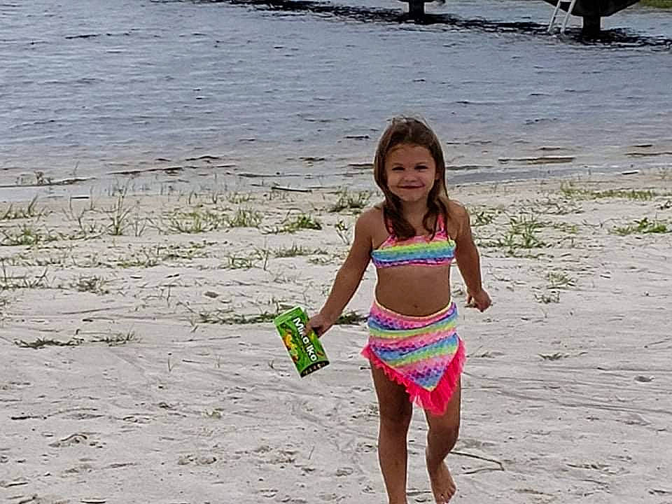 Skylee joined the competition — help win amazing prizes! adaptation, beach, black_hair, body_of_water, brassiere, happy, joy, leg, leisure, people_in_nature, people_on_beach, person, smile, swimsuit_top, swimwear, thigh, trunk, undergarment, underpants, vertebrate