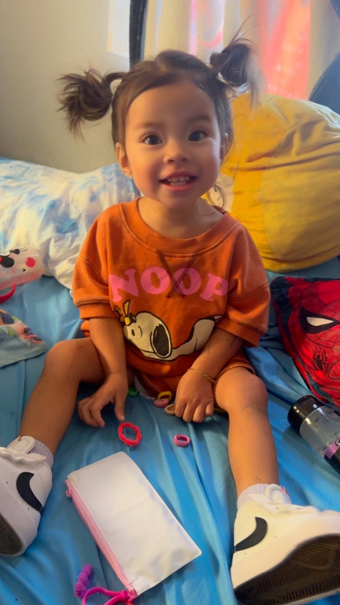 Ryleigh is registered to the contest to win money with this photo: baby_toddler_clothing, beauty, cheek, child, facial_expression, fun, hairstyle, happy, head, human, joy, lap, leisure, people, person, pink, product, shorts, skin, smile