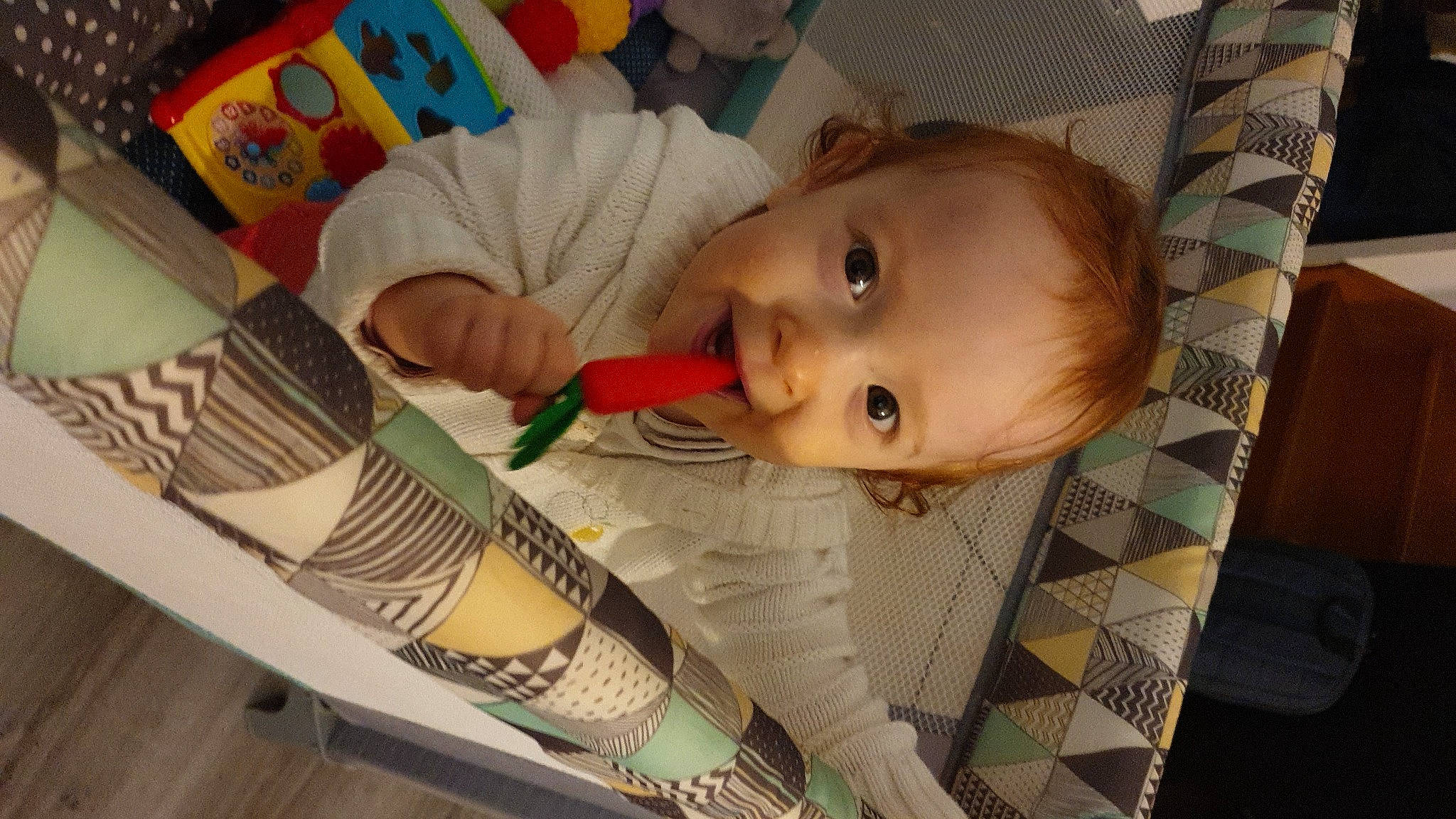 Charlie a rejoint le concours — aidez-le/la à gagner de superbes lots ! baby, baby_products, baby_toddler_clothing, cheek, child, dress, eye, eyelash, fun, human_body, iris, mouth, nose, organ, person, product, sandal, skin, smile, toddler