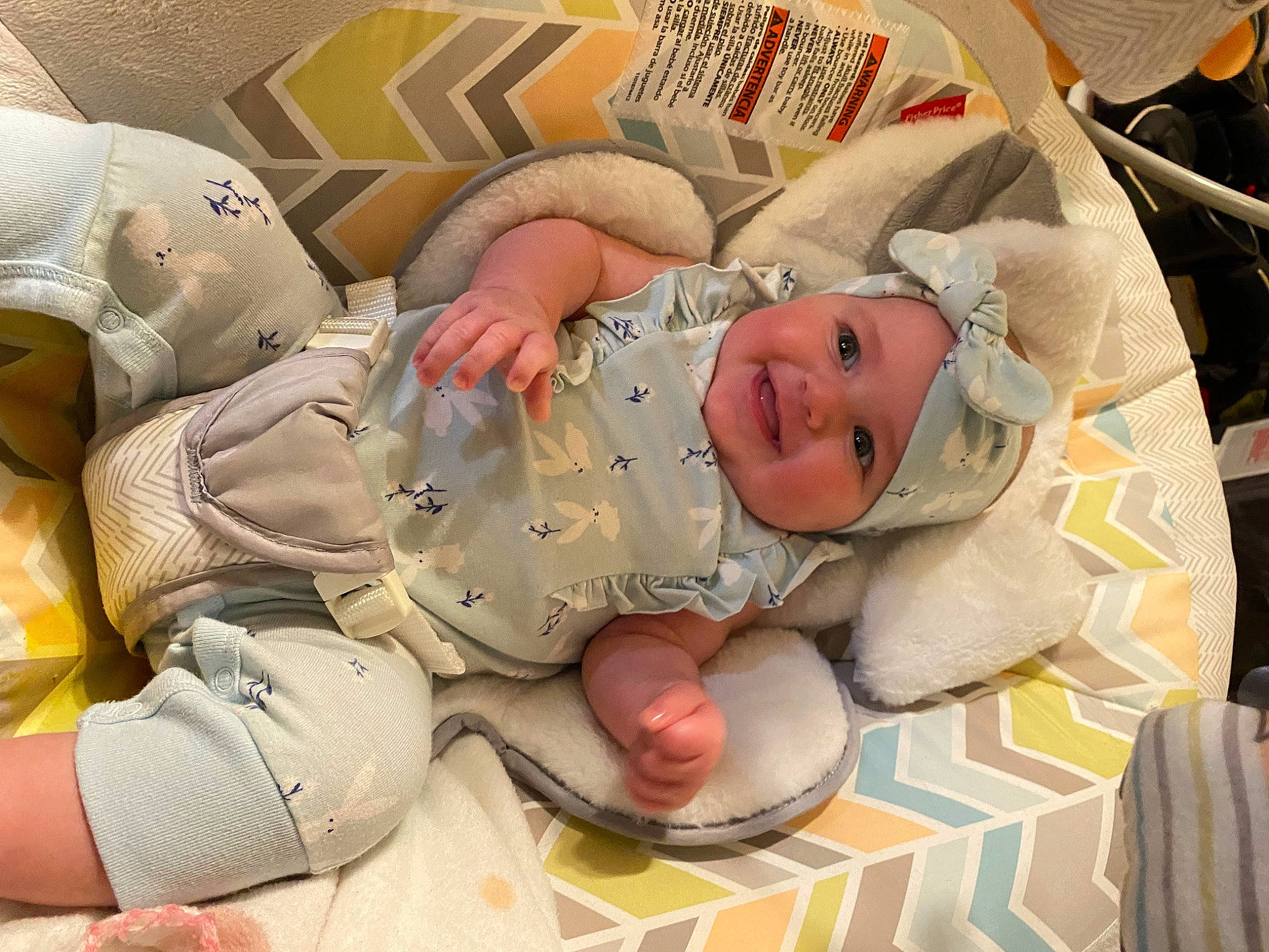 Lillian joined the competition — help win amazing prizes! baby, baby_products, baby_safety, baby_sleeping, baby_toddler_clothing, child, comfort, headwear, joy, linens, person, room, skin, sleep, smile, toddler
