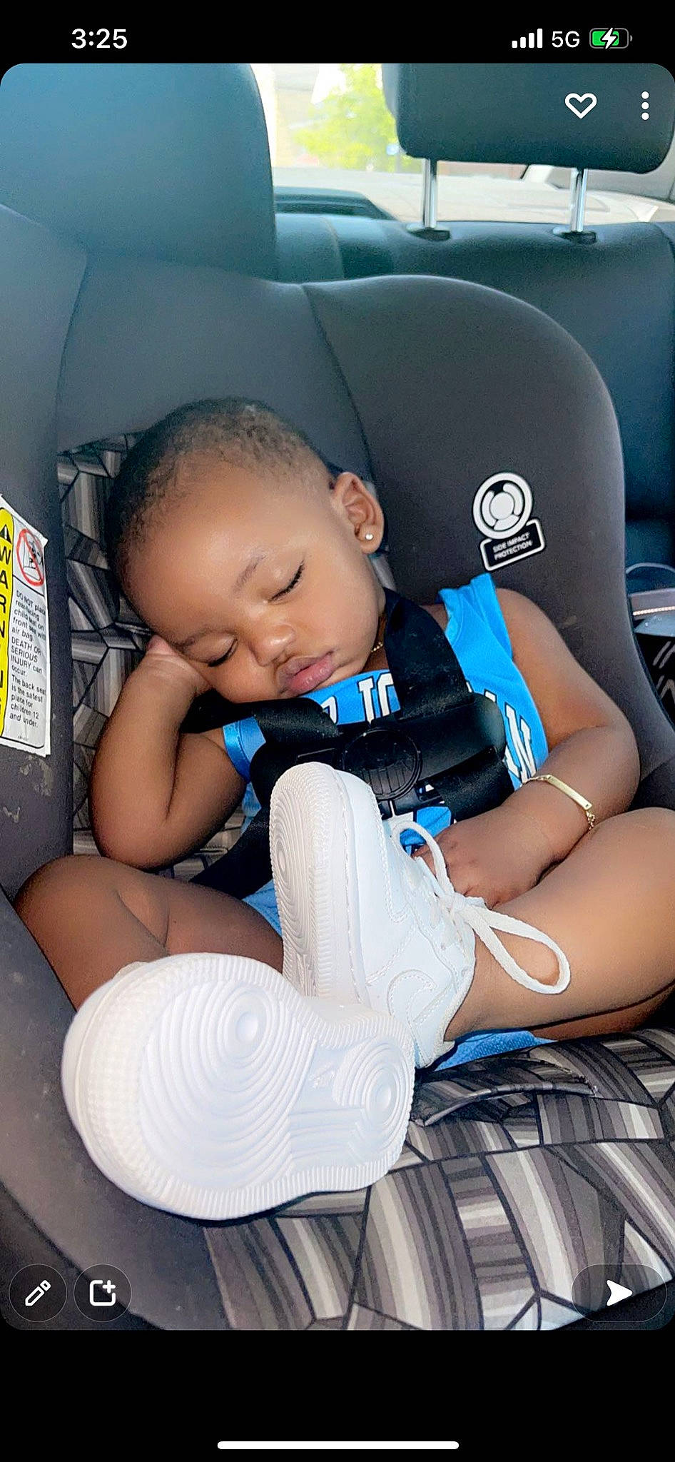 Frank joined the competition — help win amazing prizes! arm, automotive_design, automotive_tire, azure, baby, baby_toddler_clothing, car_seat, comfort, finger, flash_photography, hand, human_body, knee, leg, muscle, person, shoe, sneakers, thigh, wheel