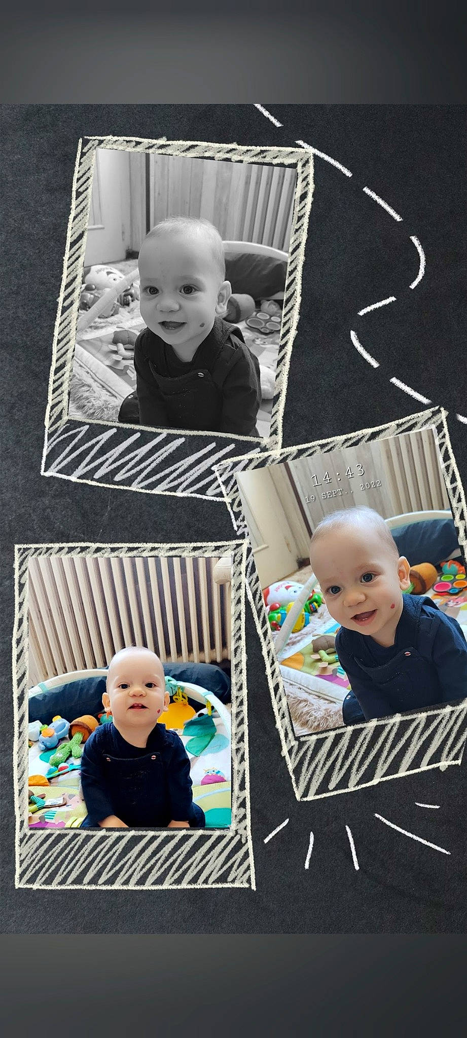 Maylan participe au concours pour gagner de l'argent avec cette photo : baby, baby_toddler_clothing, beauty, black, cheek, child, eye, face, facial_expression, head, organ, people, person, photograph, product, smile, snapshot, standing, textile, toddler