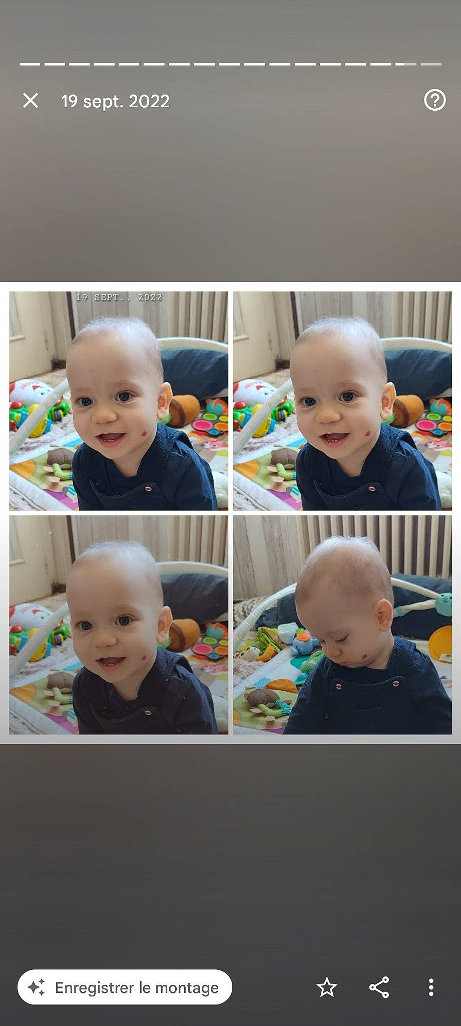 Maylan participe au concours pour gagner de l'argent avec cette photo : baby_toddler_clothing, cheek, clothing, eye, face, facial_expression, hairstyle, happy, head, human, iris, mouth, nose, organ, outerwear, person, photograph, product, skin, sleeve