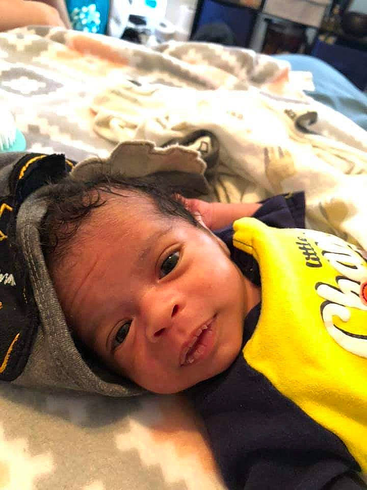 Darren is registered to the contest to win money with this photo: forehead, person