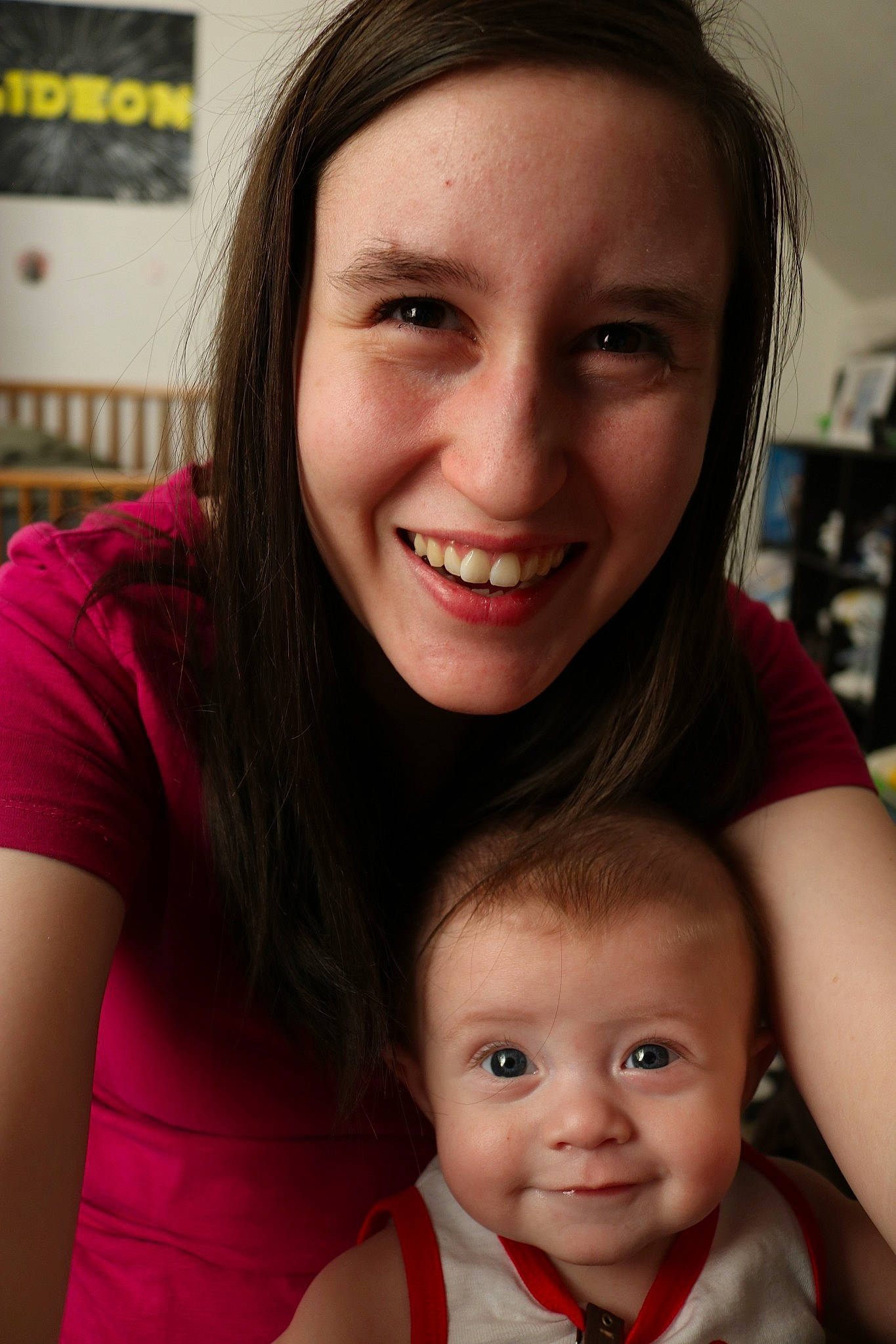 Gideon joined the competition — help win amazing prizes! baby, cheek, child, chin, daughter, eye, face, facial_expression, fun, happy, head, iris, joy, lip, mother, nose, people, person, skin, smile