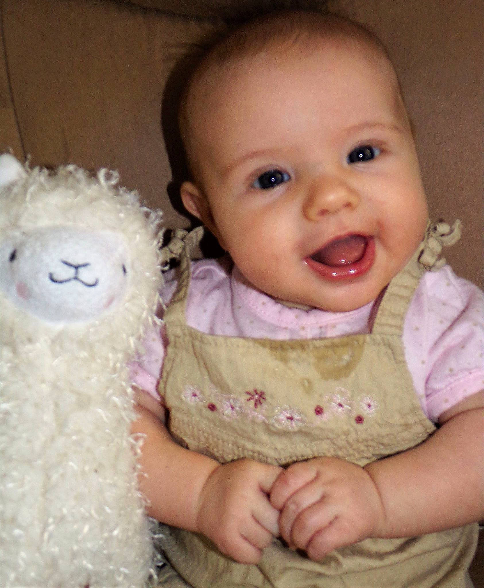 Azlynn joined the competition — help win amazing prizes! baby, beauty, cheek, child, chin, eye, face, facial_expression, happy, head, iris, lip, nose, organ, people, person, pink, product, skin, smile