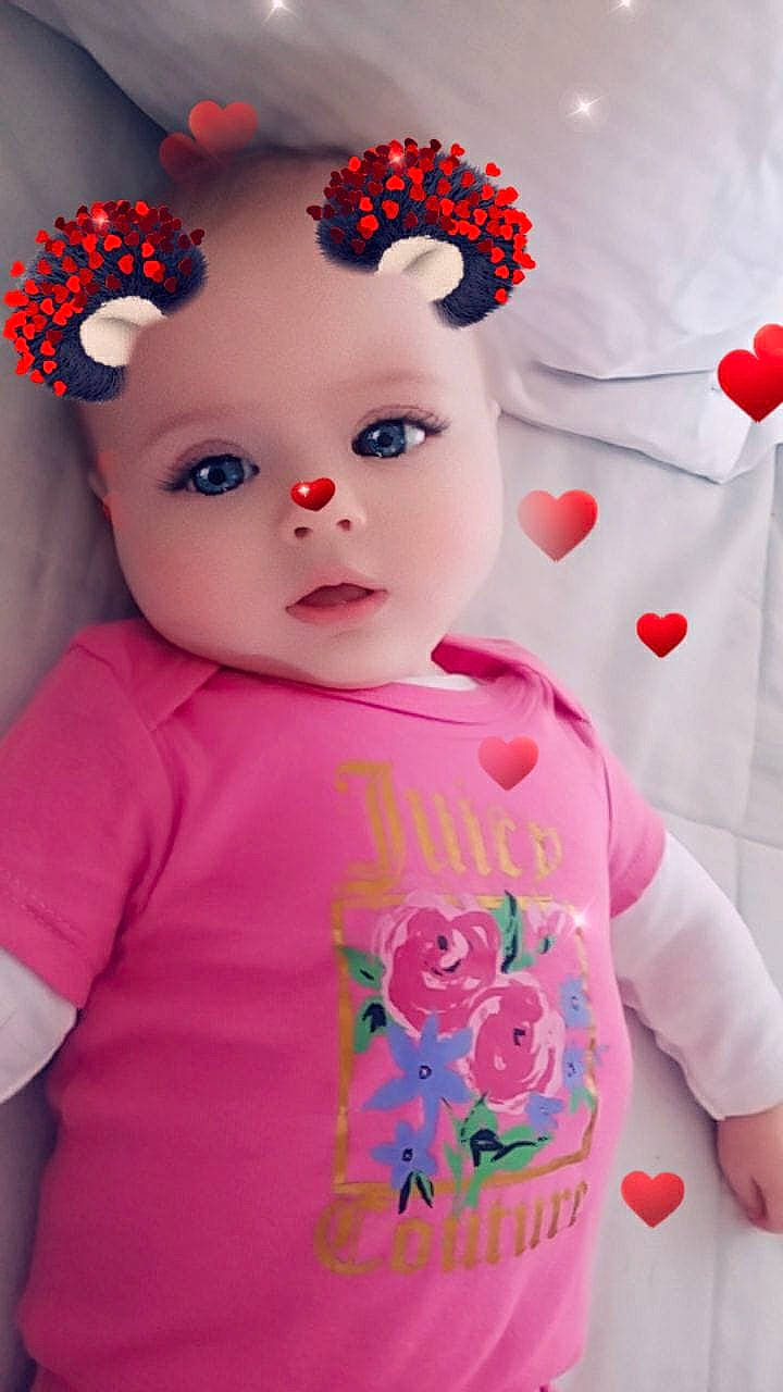 Azlynn is registered to the contest to win money with this photo: baby, baby_products, baby_toddler_clothing, baby_toys, child, doll, lip, person, pink, red, textile, toddler, toy