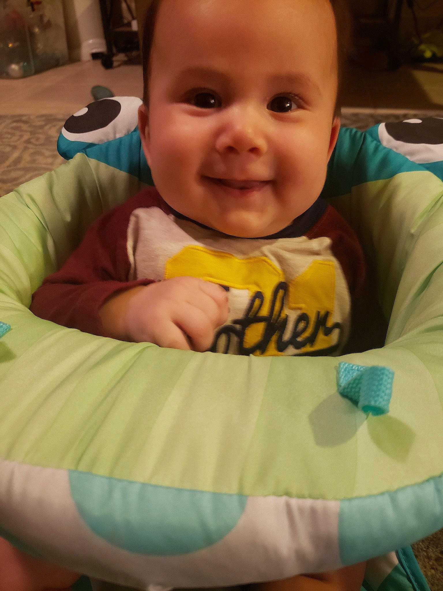 Kashtyn joined the competition — help win amazing prizes! baby, baby_products, baby_toddler_clothing, cheek, child, face, head, iris, joy, lip, mouth, person, product, skin, smile, toddler