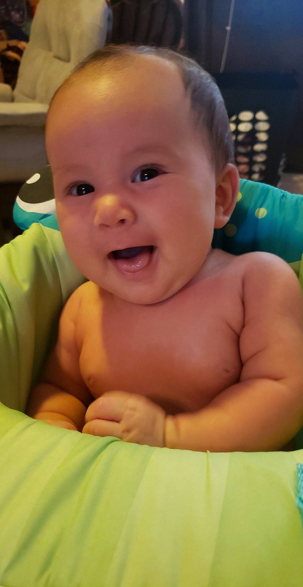 Kashtyn is registered to the contest to win money with this photo: baby, baby_making_funny_faces, cheek, child, chin, eye, face, facial_expression, forehead, head, lip, mouth, muscle, nose, person, skin, smile, toddler