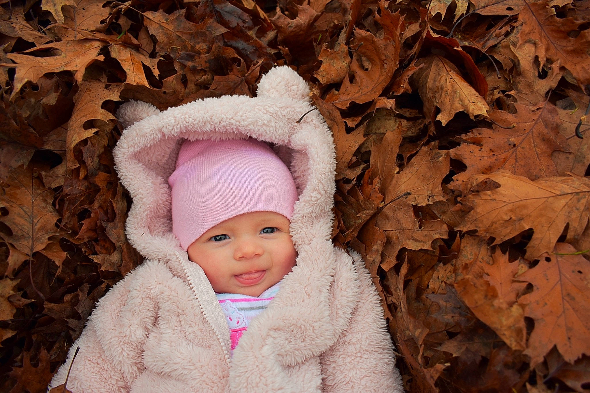 Savannah joined the competition — help win amazing prizes! baby, baby_toddler_clothing, beauty, cap, fashion_accessory, flash_photography, freezing, fur, happy, headwear, knit_cap, outerwear, people_in_nature, person, photograph, sleeve, smile, toddler, tree, winter