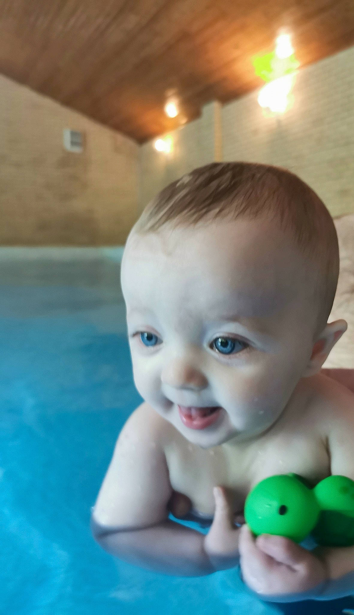 Cillian joined the competition — help win amazing prizes! baby, baby_playing_with_toys, cheek, chest, chin, eye, eyebrow, fun, happy, head, iris, leisure, mouth, nose, person, skin, smile, swimming_pool, toddler, tummy_time