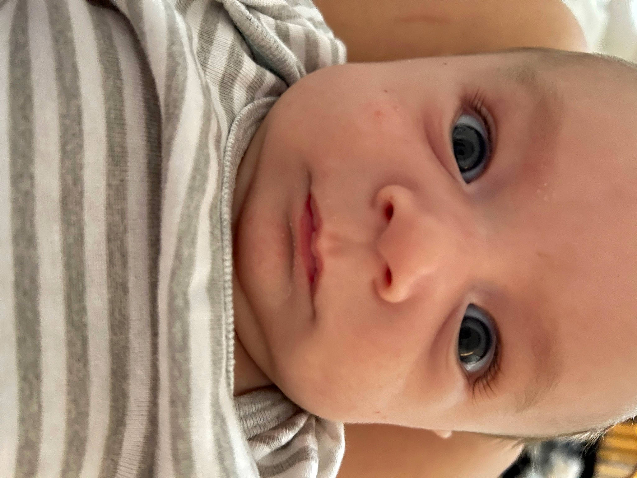 Klayton is registered to the contest to win money with this photo: baby, baby_toddler_clothing, cheek, child, close_up, comfort, eyelash, hair, happy, iris, lip, no_expression, nose, person, portrait_photography, skin, smile, toddler