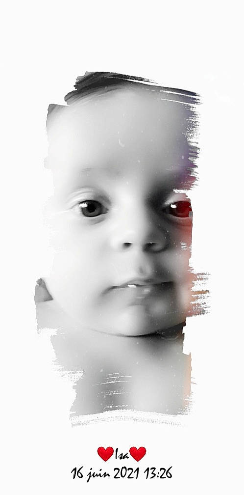 Matteis participe au concours pour gagner de l'argent avec cette photo : art, baby, barechested, cheek, chest, chin, close_up, eyebrow, eyelash, flash_photography, forehead, human_body, iris, jaw, lip, monochrome_photography, neck, no_expression, nose, person