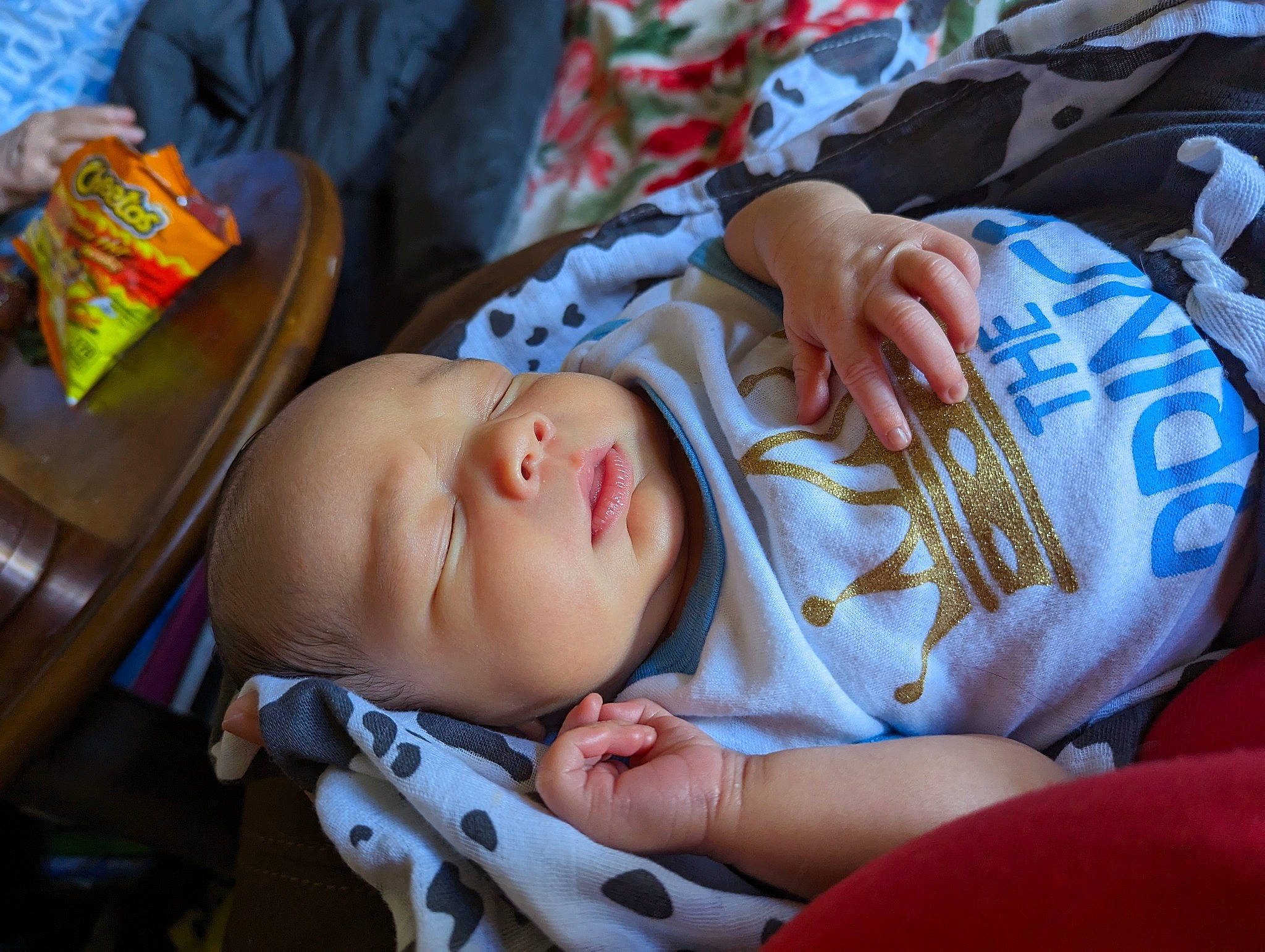 Dallas joined the competition — help win amazing prizes! baby, baby_products, baby_toddler_clothing, cheek, child, comfort, finger, grass, nail, nap, pattern, person, room, sitting, sleep, toddler