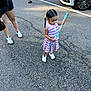 Amiri joined the competition — help win amazing prizes! child, girl, playing, bubble_wand, parking_lot, car, toy, asphalt, dress, white_shoes, braided_hair, sunlight, outdoor, people, standing, summer, casual_clothing, fun, curious, family