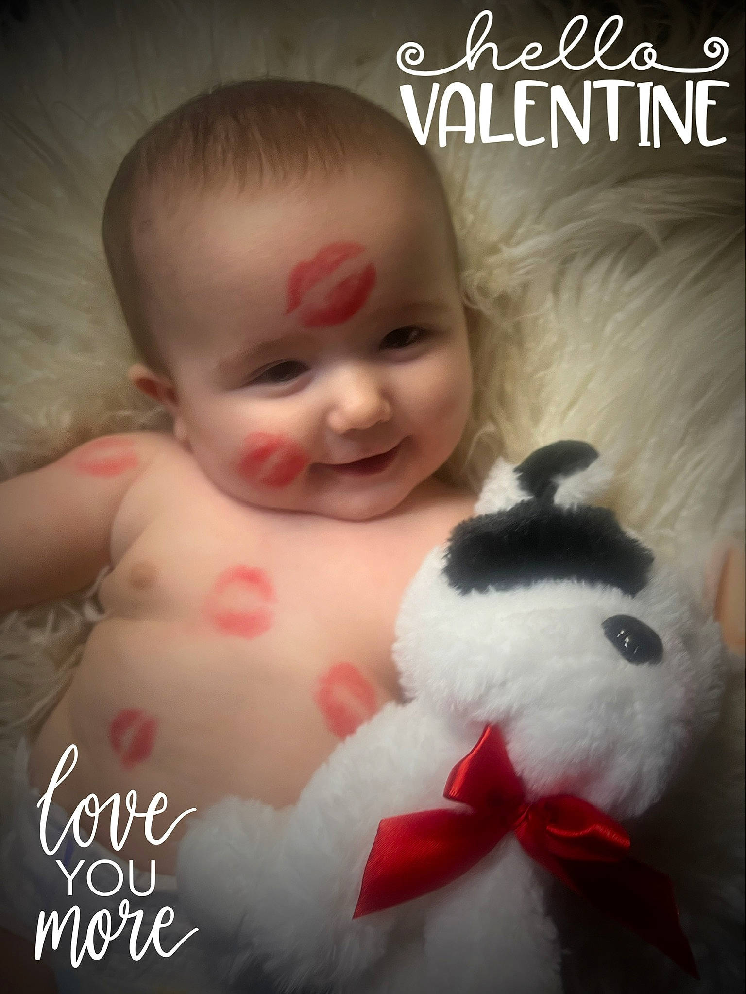 Braylynn joined the competition — help win amazing prizes! art, baby, chest, child, event, eyelash, facial_expression, fictional_character, flash_photography, font, fur, happy, holiday, love, mammal, nose, person, photo_caption, smile, stuffed_toy
