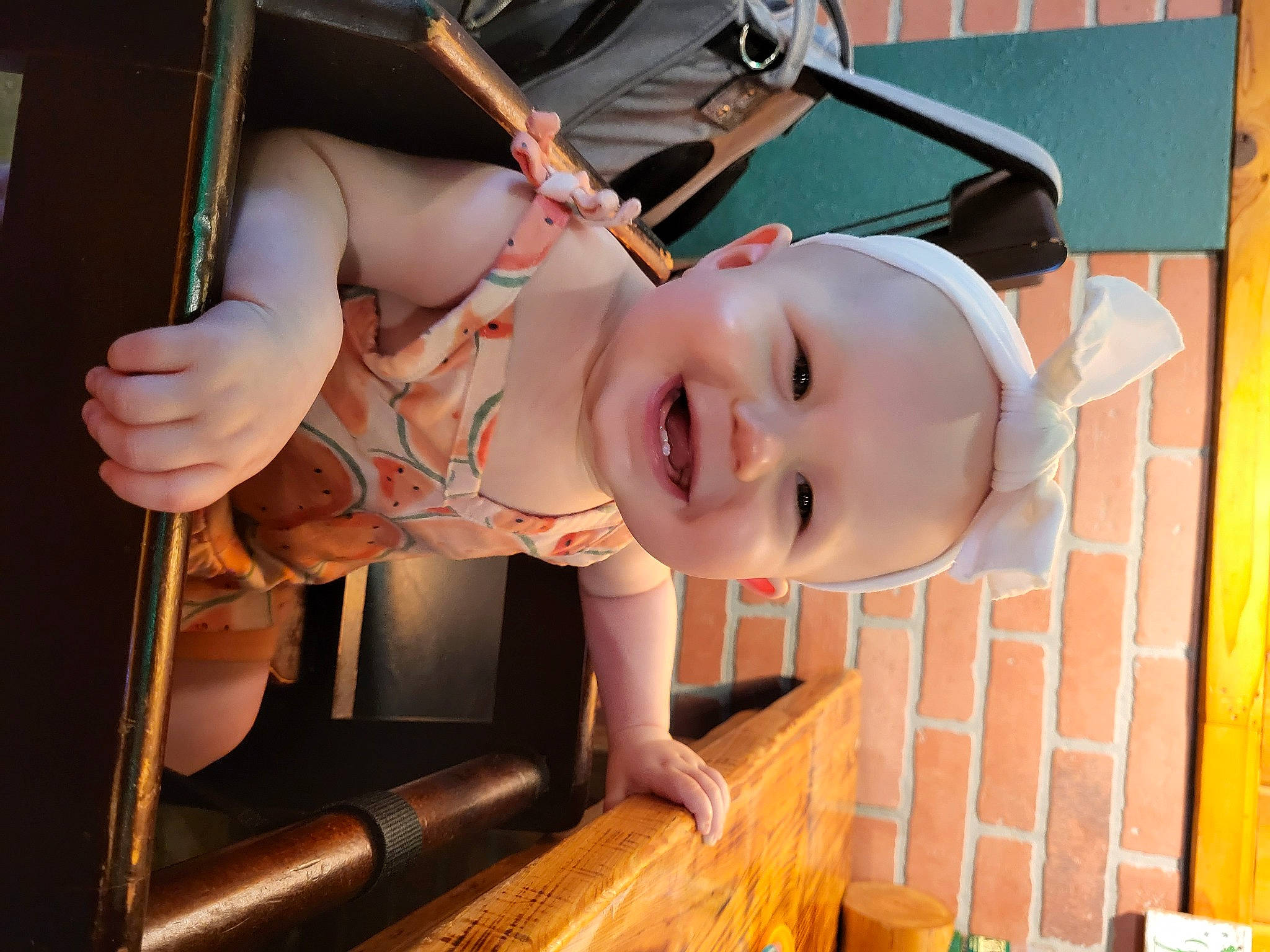 Kyra is registered to the contest to win money with this photo: baby, baby_products, baby_safety, baby_toddler_clothing, cheek, child, chin, eye, eyelash, facial_expression, fun, happy, joy, leisure, mouth, person, play, skin, smile, thumb