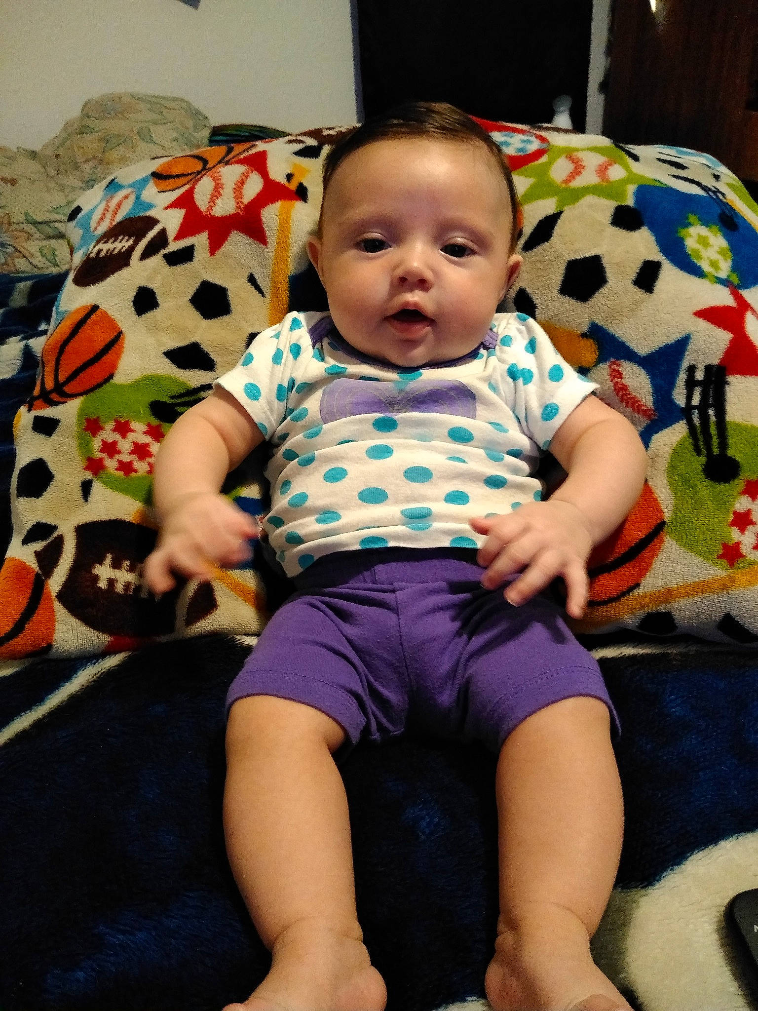 Athena joined the competition — help win amazing prizes! baby, baby_products, baby_toddler_clothing, cheek, child, head, person, play, sitting, skin, smile, toddler