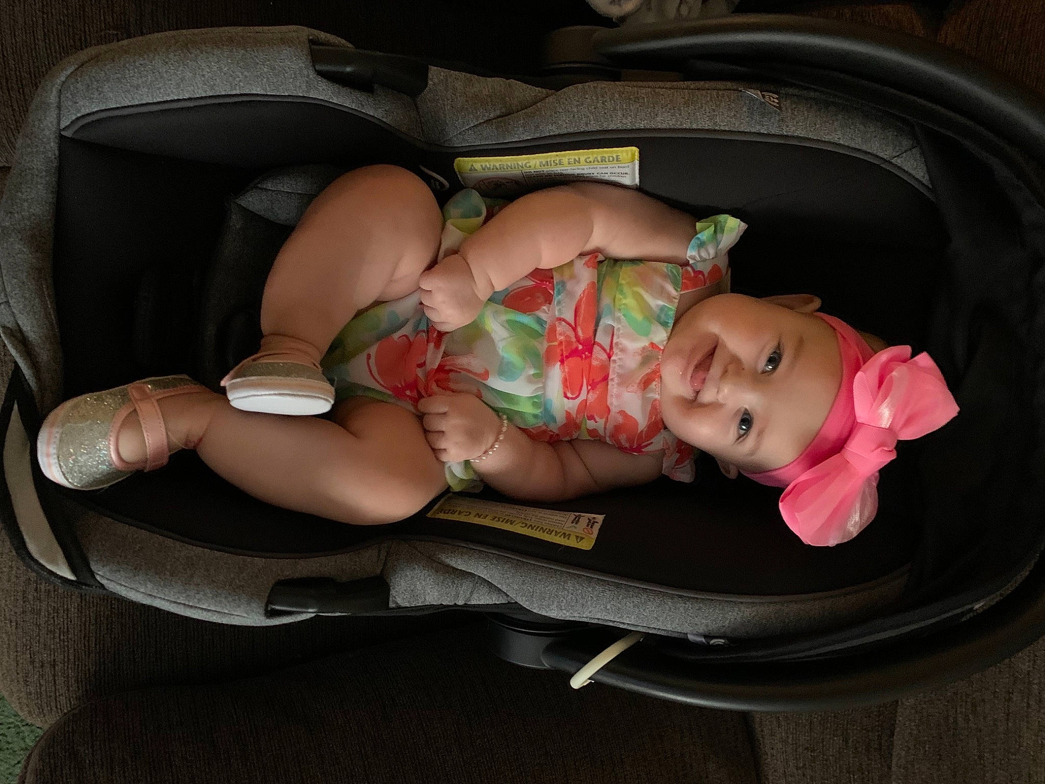 Kynzlee joined the competition — help win amazing prizes! abdomen, arm, auto_part, baby, baby_carriage, baby_products, baby_toddler_clothing, car_seat, cheek, chest, comfort, finger, hand, headwear, human_leg, joy, lap, leg, person, sitting
