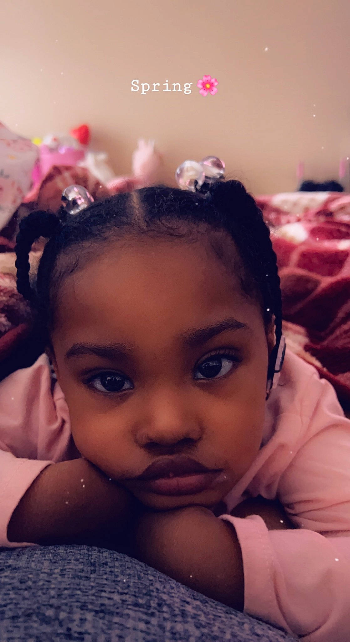 Ambrielle is registered to the contest to win money with this photo: black_hair, brown_hair, cheek, close_up, ear, eye, eyebrow, eyelash, face, flash_photography, forehead, happy, headpiece, iris, lip, long_hair, person, pink, purple, skin