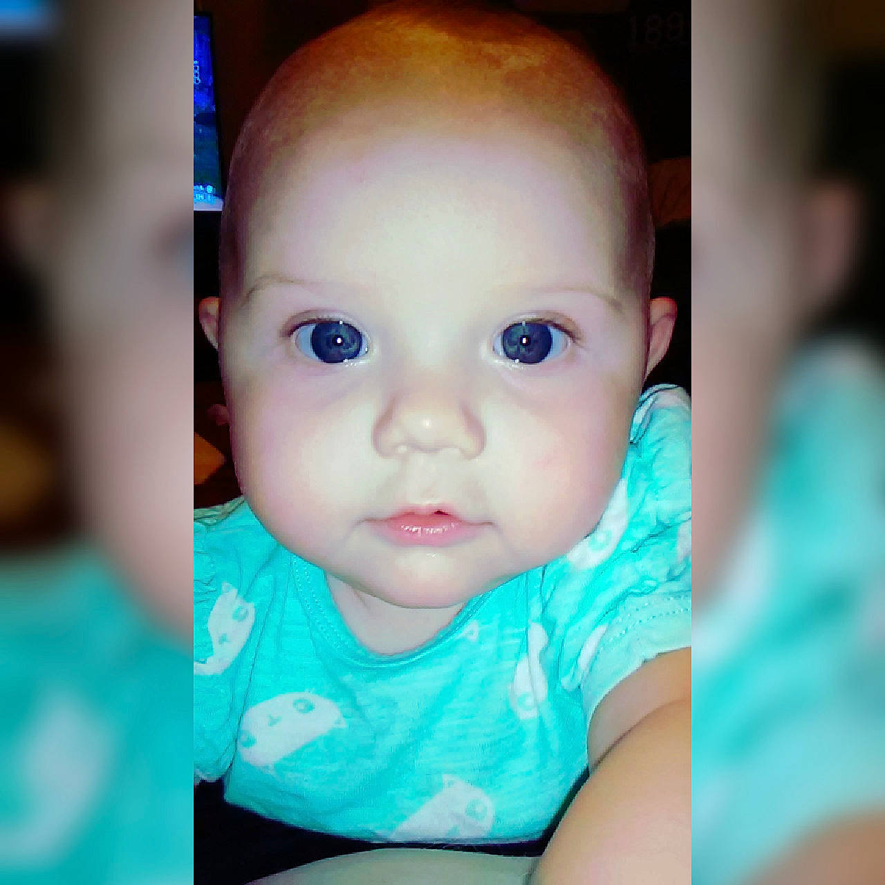 Adilynn joined the competition — help win amazing prizes! cheek, child, chin, close_up, ear, eye, eyebrow, face, forehead, girl, head, infant, iris, lip, mouth, nose, person, product, skin, smile