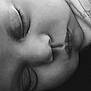baby, black_and_white, calm, child, close_up, cozy, cute, eyelashes, fabric, face, infant, newborn, peaceful, portrait, quiet, resting, serene, skin, sleeping, soft