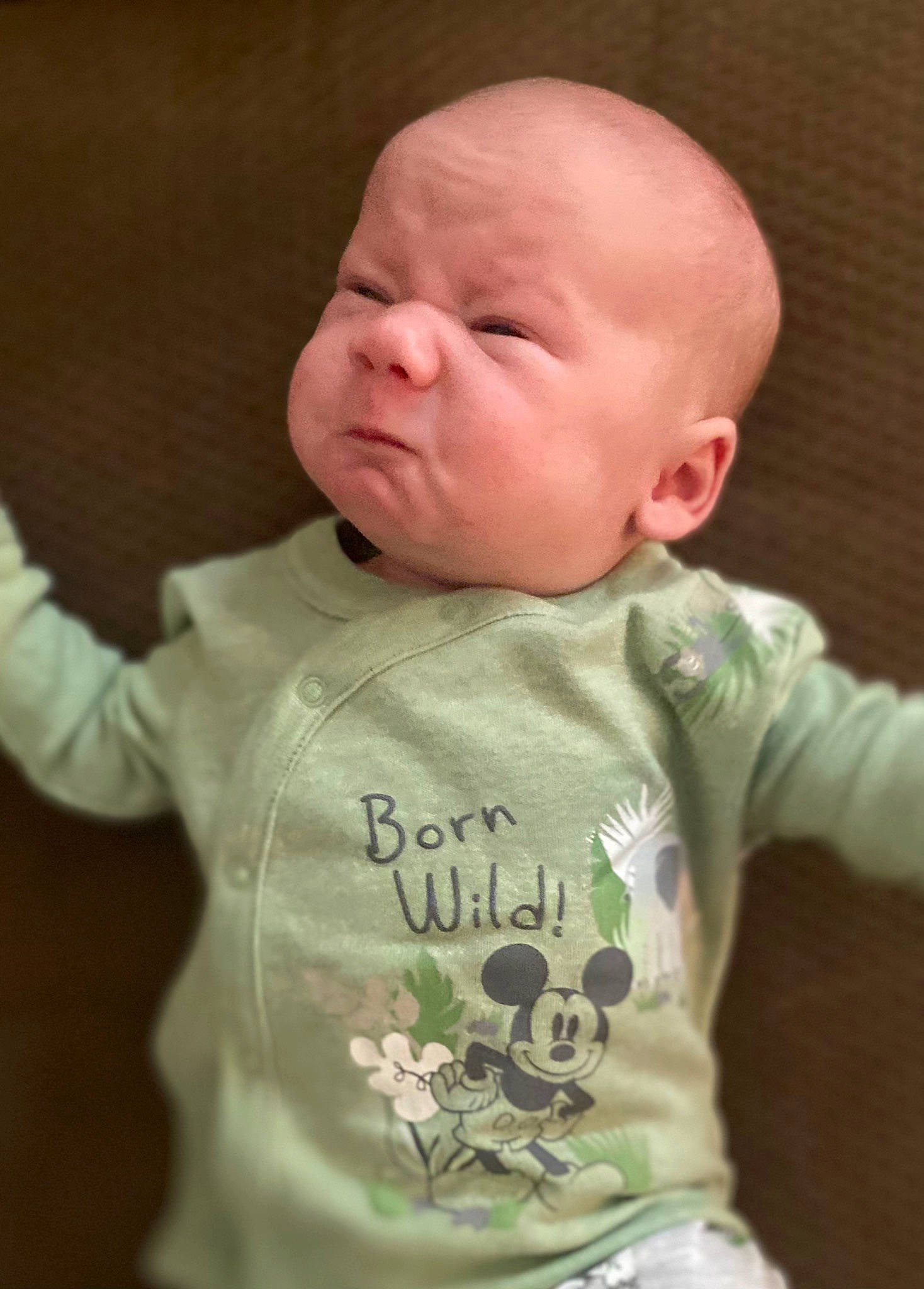 Kingston is registered to the contest to win money with this photo: baby, baby_toddler_clothing, cheek, chest, child, eyelash, finger, gesture, happy, human_body, iris, lip, mouth, neck, nose, pattern, person, skin, sleeve, t_shirt