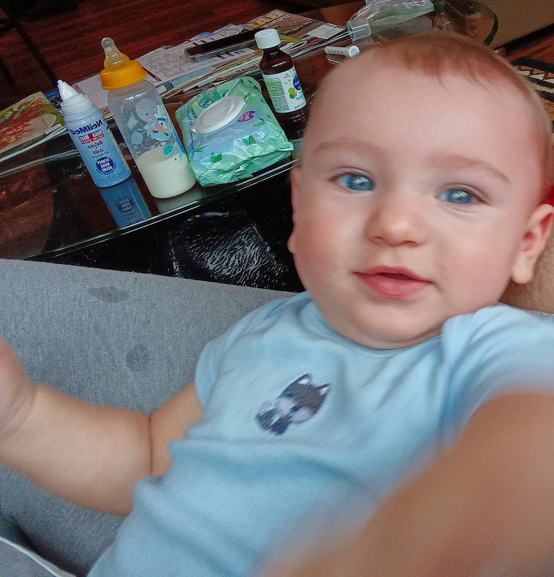 Jeffery joined the competition — help win amazing prizes! arm, baby, baby_toddler_clothing, cheek, eyelash, finger, fun, hand, happy, iris, mouth, nail, nose, person, sitting, skin, sleeve, smile, t_shirt, thumb