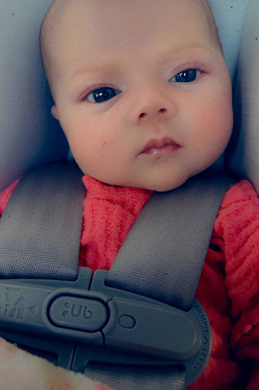 Karma joined the competition — help win amazing prizes! baby, baby_toddler_clothing, beauty, blue, cheek, cool, eyebrow, eyelash, finger, happy, iris, lip, material_property, mouth, nose, person, pink, skin, sleeve, smile